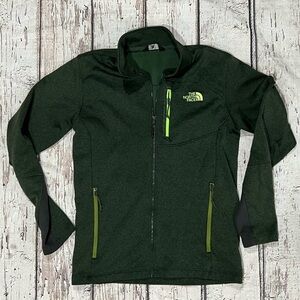 Men's The North Face Green Zip Up Outwear Jacket